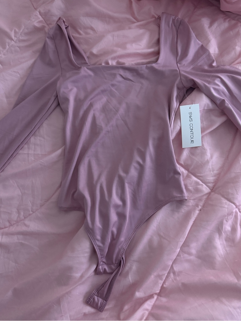 Contour Lilac Long Sleeve Bodysuit